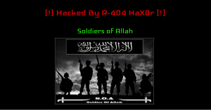 Soldiers of Allah website defacement