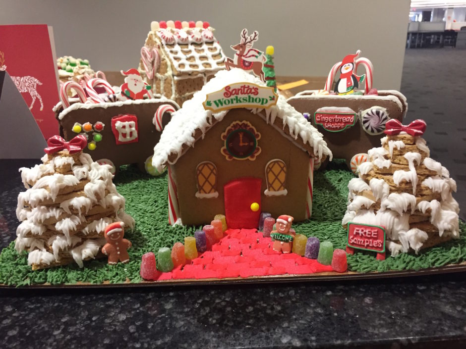 Gingerbread house contest winner at SiteLock